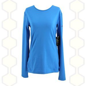 Nike Shirt Dri-Fit Long Sleeve Blue NWT L